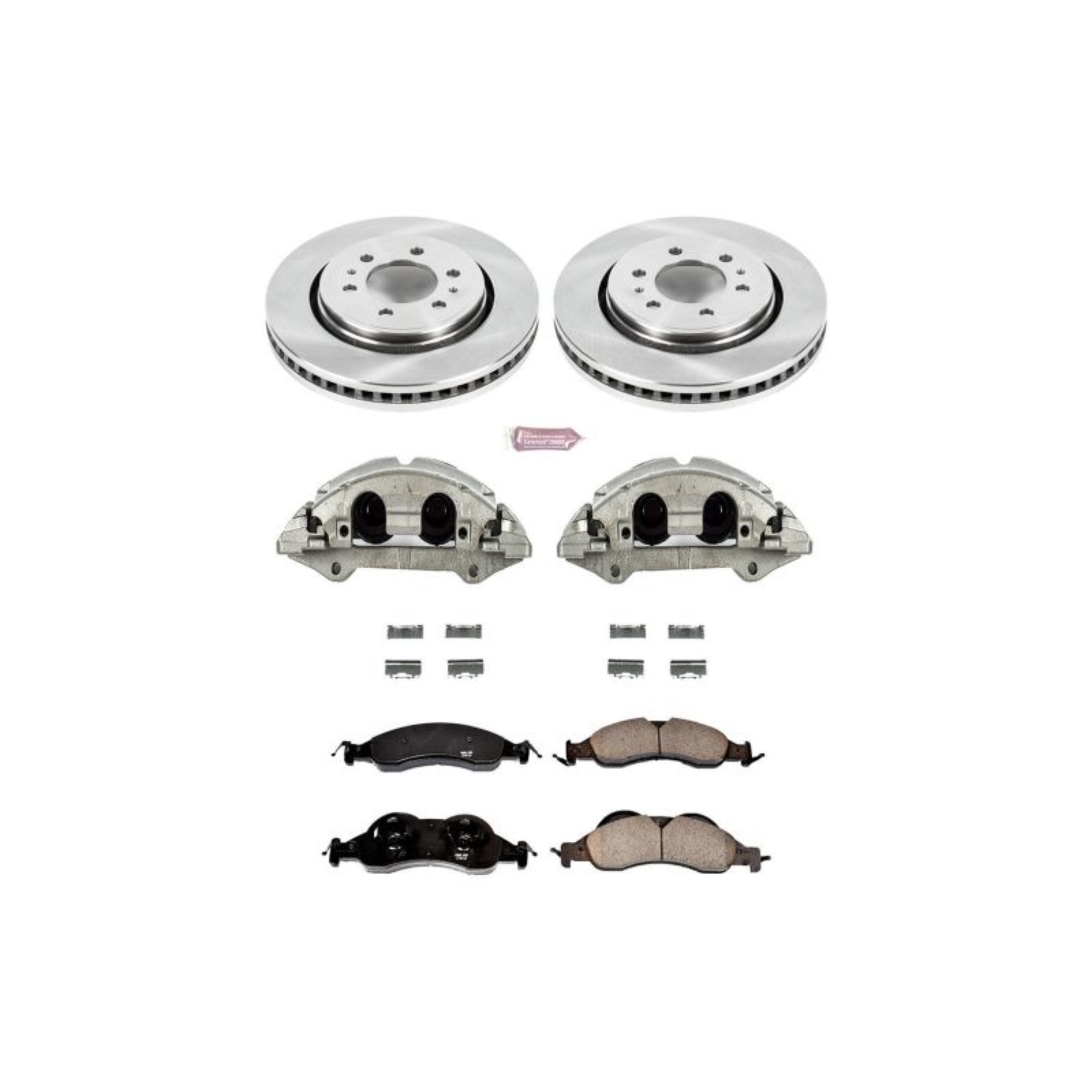 Picture of Power Stop 07-09 Lincoln Navigator Front Autospecialty Kit w/Cals