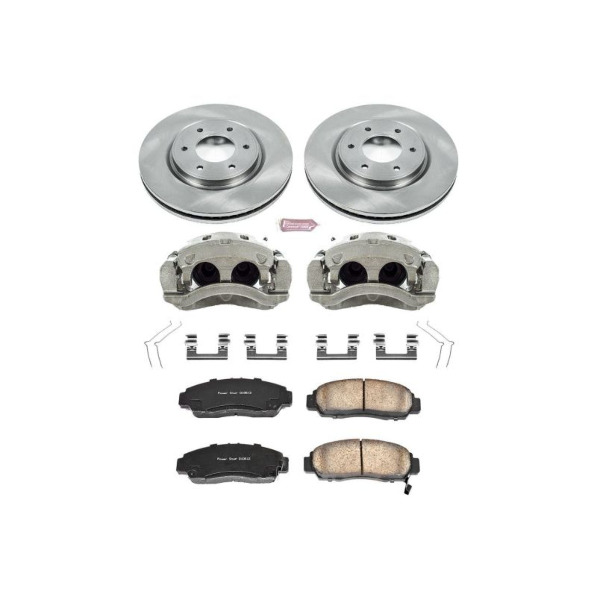 Picture of Power Stop 17-22 Nissan Titan Front Autospecialty Kit w/Cals