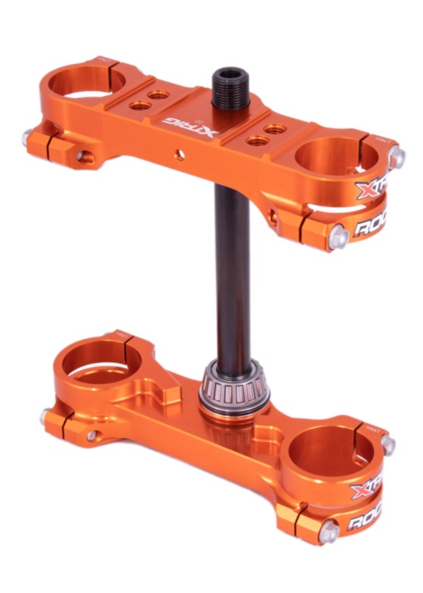 Picture of XTrig 21-23 GasGas MC 65/ Husqvarna TC 65/ KTM 65 SX ROCS Tech Clamp Offset 22 mm. - Orange