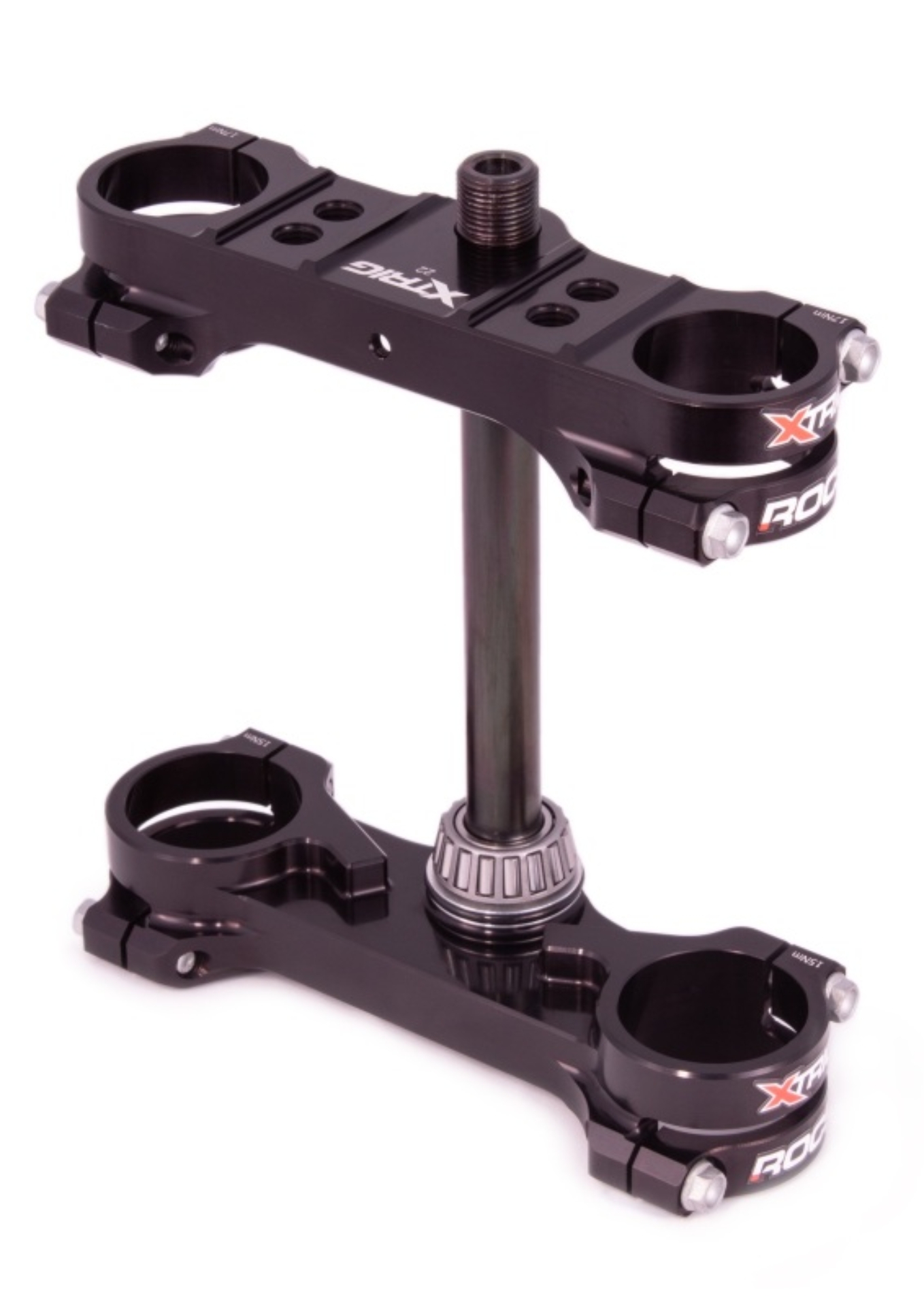 Picture of XTrig 21-23 GasGas MC 65/ Husqvarna TC 65/ KTM 65 SX ROCS Tech Clamp Offset 22 mm. - Black