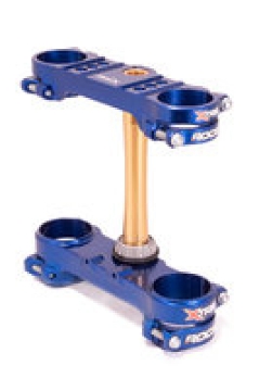 Picture of XTrig 14-19 Sherco250-4450 SE/ SEF/ SE-R/SEF-R ROCS Tech Triple Clamp 22 mm. Offset M12 - Blue WP