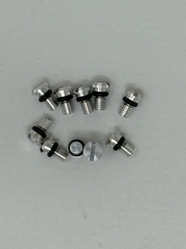 Picture of KYB 90-23 Kaw / Hon / Suz / Yam Front Fork Bleed Bolt w/ O-Ring - Aluminum - 10 Pk