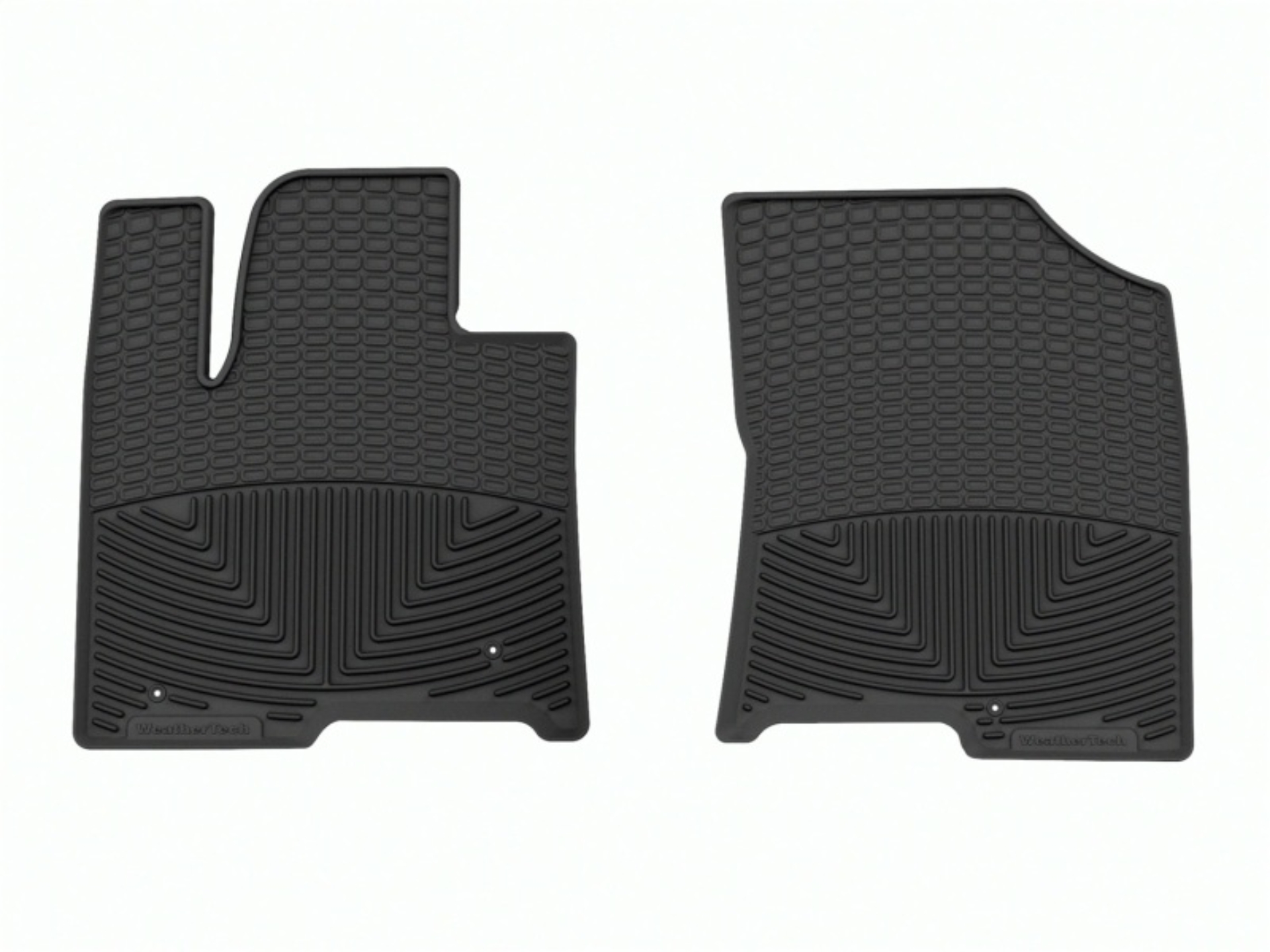 Picture of WeatherTech 21-24 Kia Sorento Hybrid (Incl. 22-24 Plug-In Hybrid) Front All-Weather Floor Mats - Blk