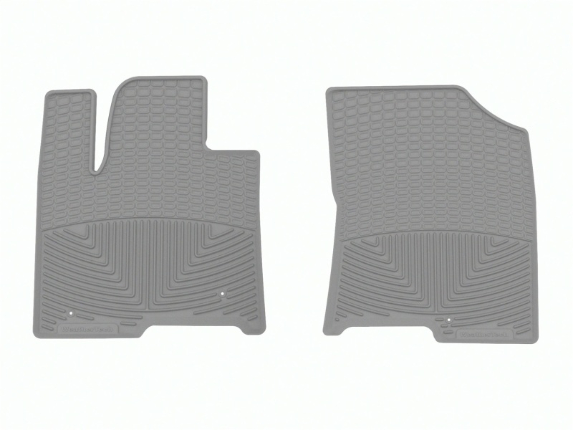 Picture of WeatherTech 21-24 Kia Sorento Hybrid (Incl 22-24 Plug-In Hybrid) Front All-Weather Floor Mats - Grey