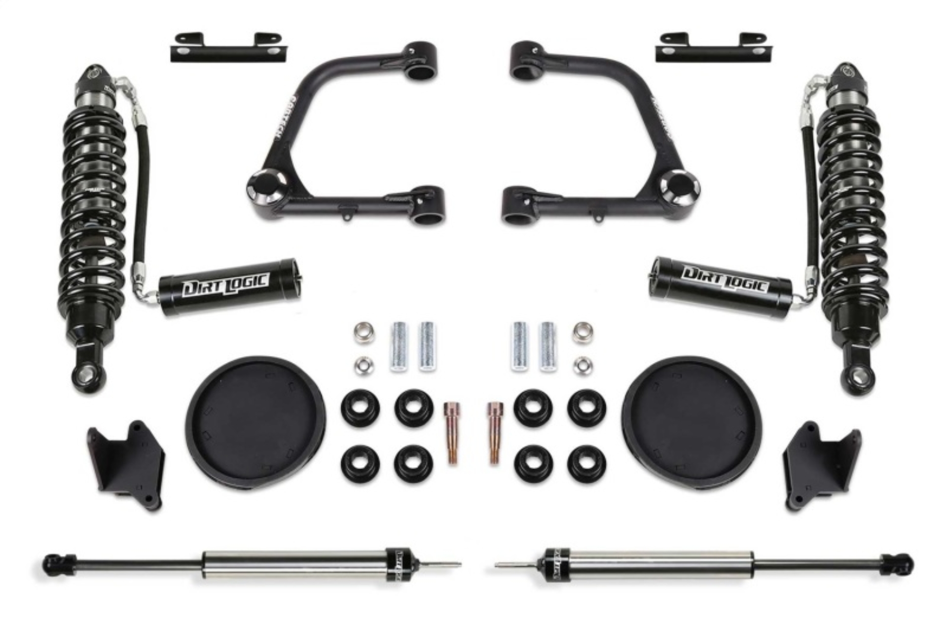 Picture of Fabtech 2022 Toyota Tundra 4WD Factory Rear Coils 3in UCA Sys w/Fr Dirt Logic 2.5 Resi C/O Rr Coil