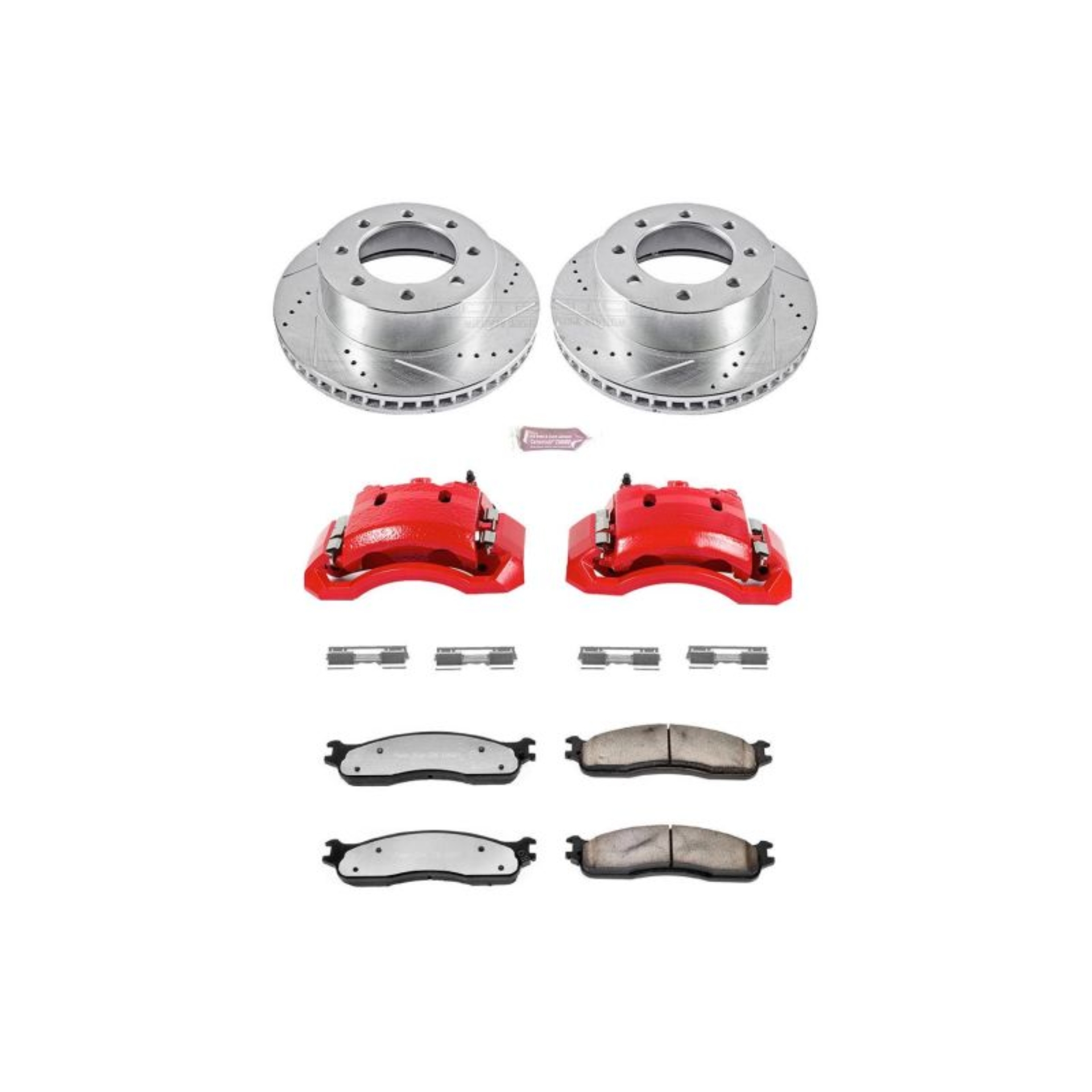 Picture of Power Stop 06-08 Dodge Ram 1500 Front Z36 Truck & Tow Kit w/Cals