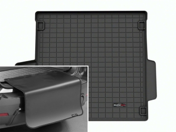 Picture of WeatherTech 22-23 Land Rover Range Rover 5 Psgr/Std Wheelbase Cargo Liner w/Bumper Protector - Black