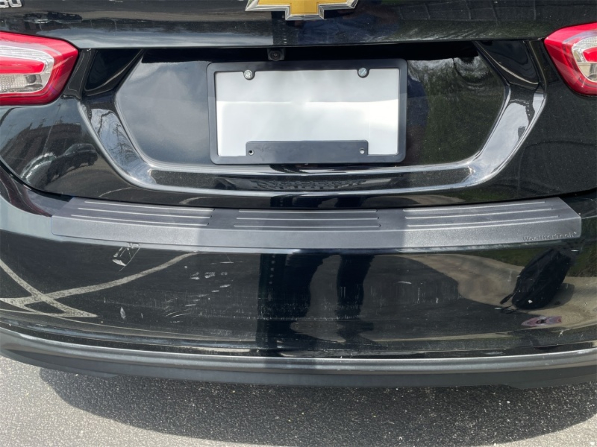 Picture of WeatherTech 19-24 Chevrolet Malibu BumperTopper - Black