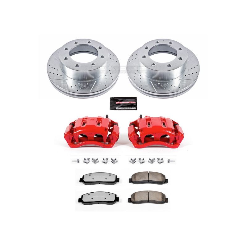 Picture of Power Stop 10-12 Ford F-450 Super Duty Front Z36 Truck & Tow Kit w/Cals