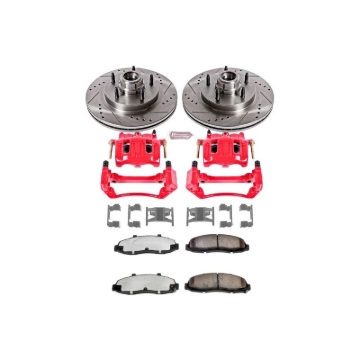Picture of Power Stop 97-98 Ford F-150 Front Z36 Truck & Tow Kit w/Cals