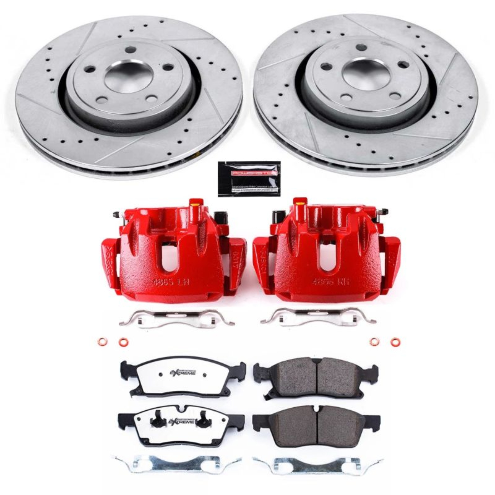 Picture of Power Stop 11-12 Jeep Gr& Cherokee Front Z36 Truck & Tow Kit w/Cals