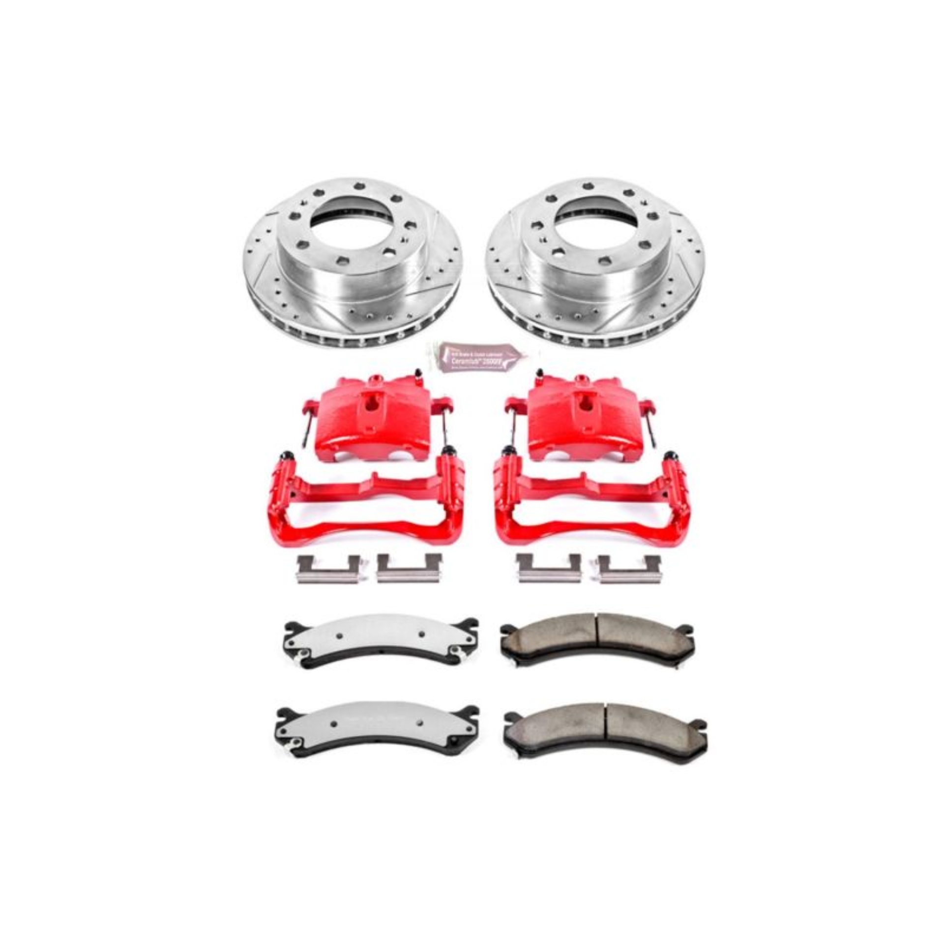 Picture of Power Stop 03-09 Hummer H2 Front Z36 Truck & Tow Kit w/Cals