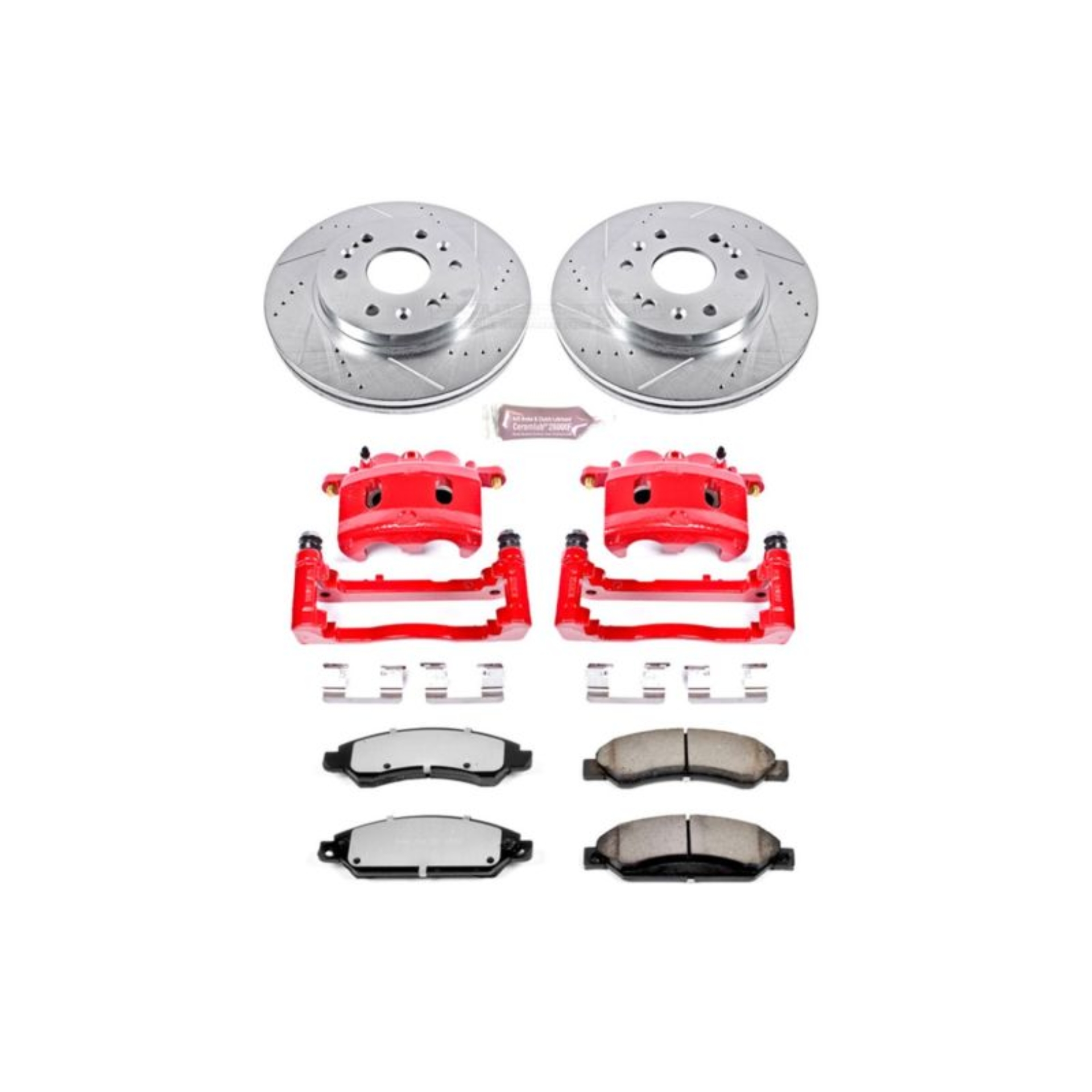 Picture of Power Stop 2007 GMC Yukon XL 1500 Front Z36 Truck & Tow Kit w/Cals
