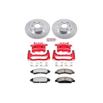 Picture of Power Stop 2007 GMC Yukon XL 1500 Front Z36 Truck & Tow Kit w/Cals