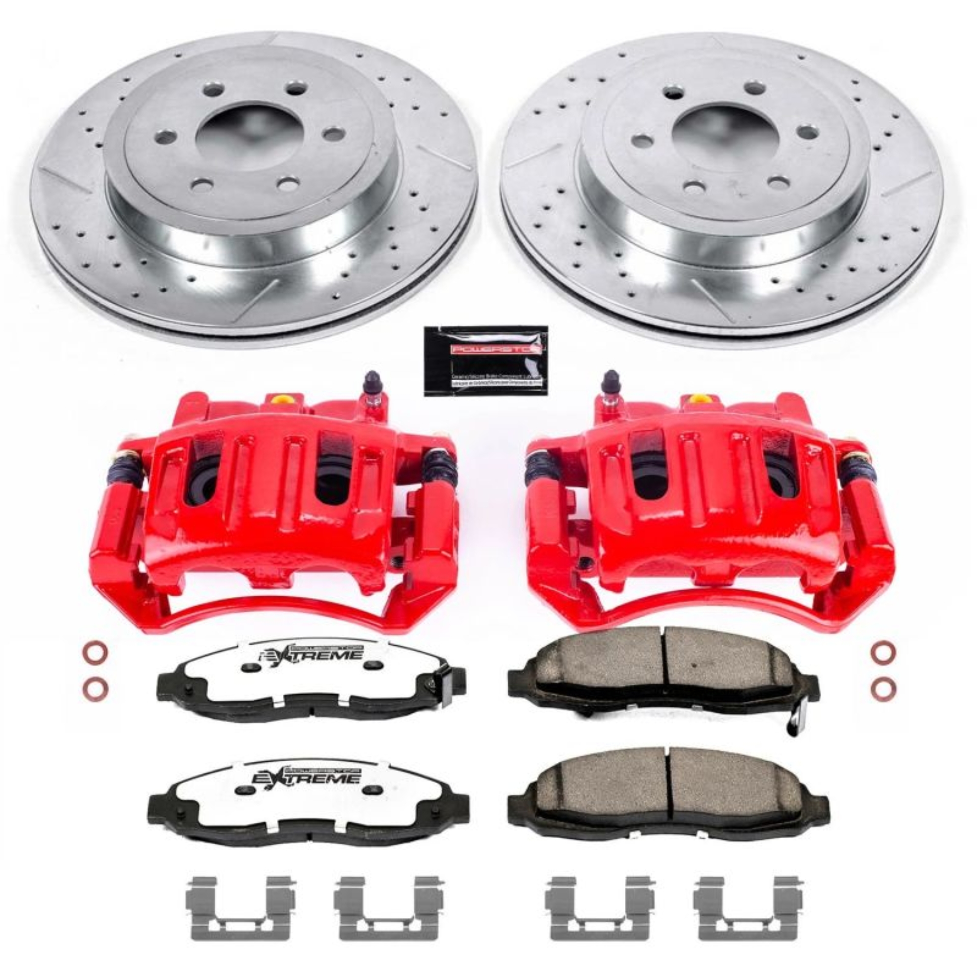 Picture of Power Stop 03-04 Dodge Dakota Front Z36 Truck & Tow Kit w/Cals