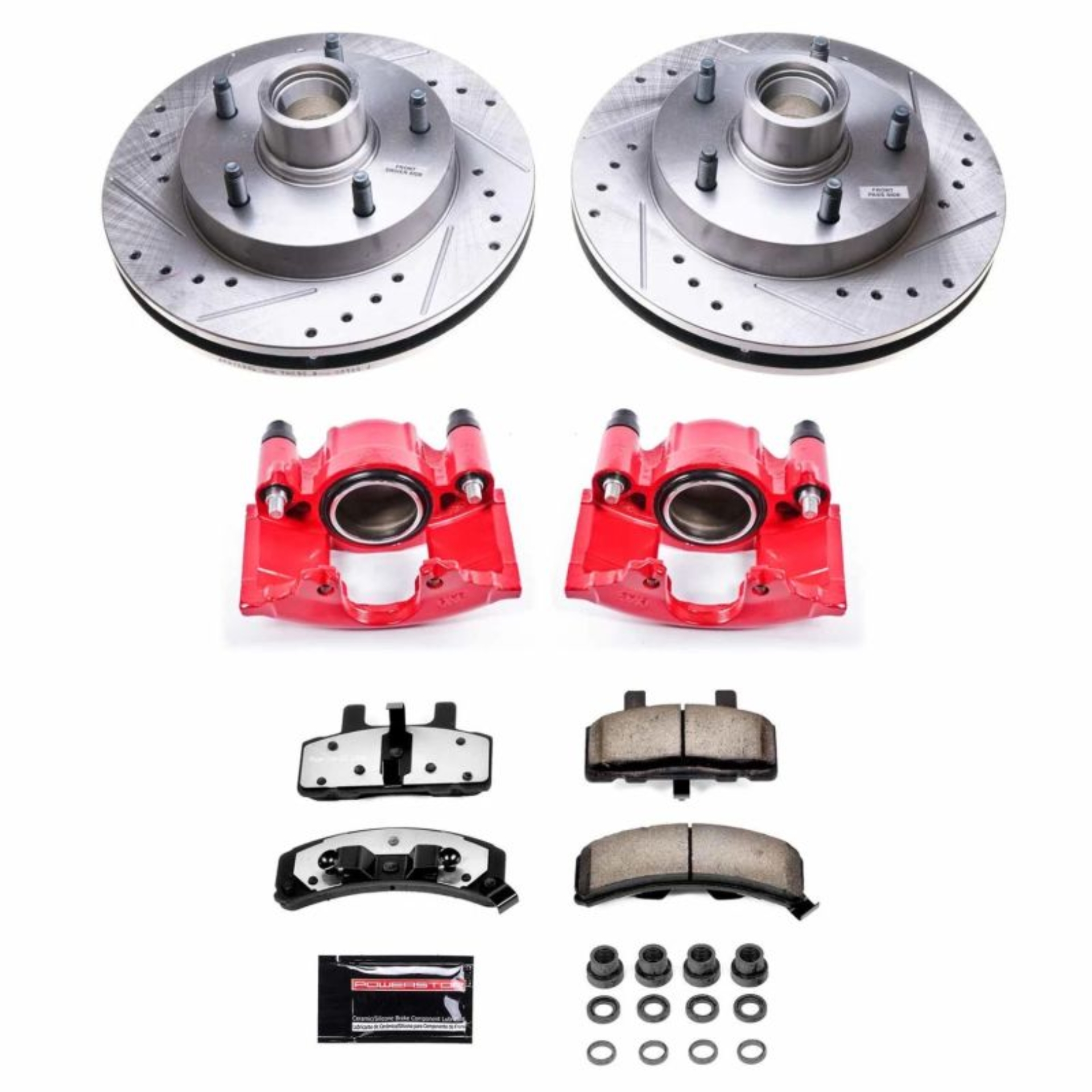 Picture of Power Stop 94-99 Dodge Ram 1500 Front Z36 Truck & Tow Kit w/Cals