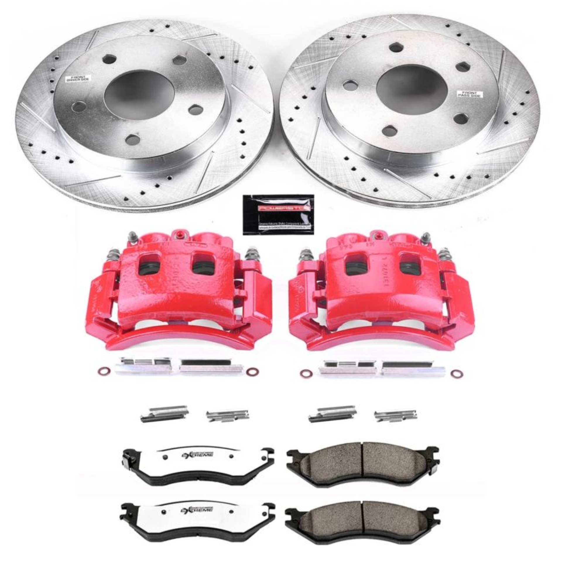 Picture of Power Stop 00-01 Dodge Ram 1500 Front Z36 Truck & Tow Kit w/Cals
