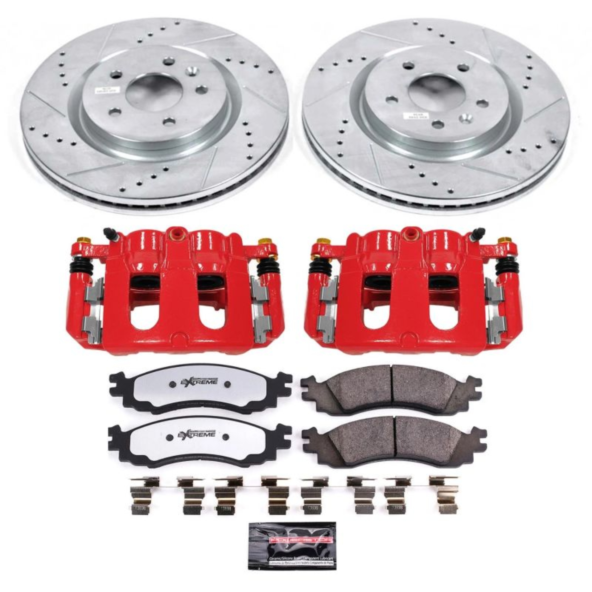 Picture of Power Stop 11-12 Ford Taurus Front Z36 Truck & Tow Kit w/Cals