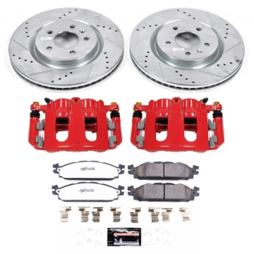 Picture of Power Stop 11-20 Lincoln MKT Front Z36 Truck & Tow Kit w/Cals