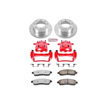 Picture of Power Stop 99-00 Ford F-350 Super Duty Rear Z36 Truck&Tow Kit w/Cals