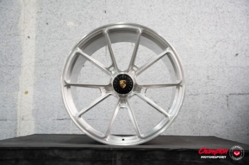 Picture of Vossen X Champion RS92 21X12 / ET45 / Brushed Gloss Clear Wheel / Centerlock / 911 GT3 992 - Rear