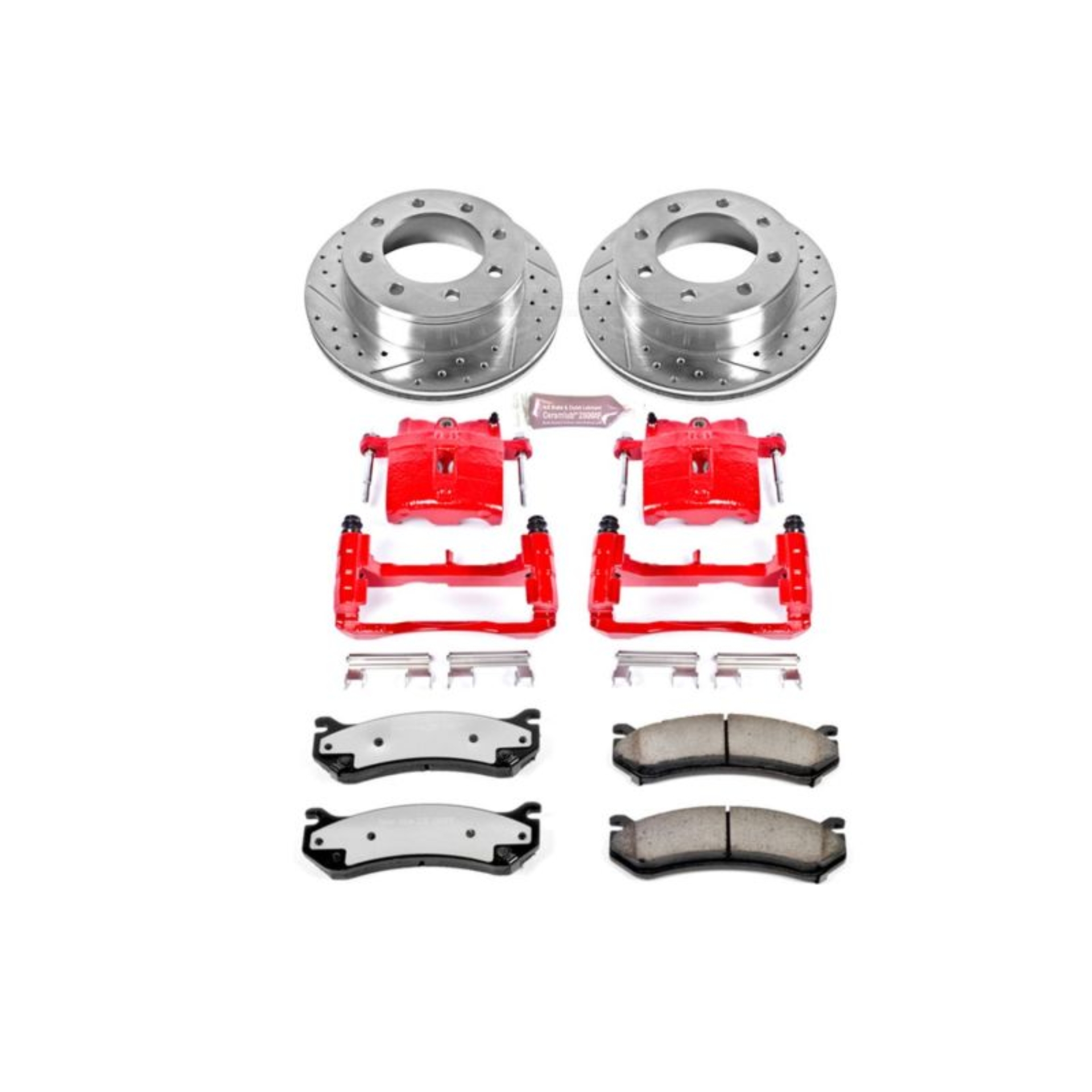 Picture of Power Stop 08-13 GMC Yukon XL 2500 Rear Z36 Truck&Tow Kit w/Cals