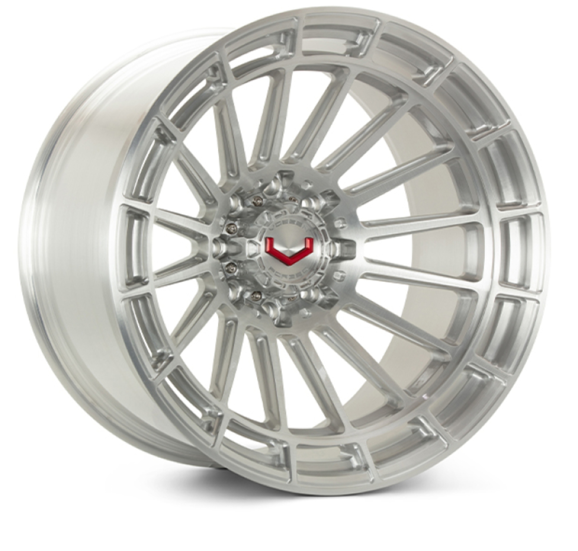 Picture of Vossen LCX-01 24x14 - 8x165.1 - ET75 - Mega Deep - 125.1 - Brushed Gloss Clear Wheel