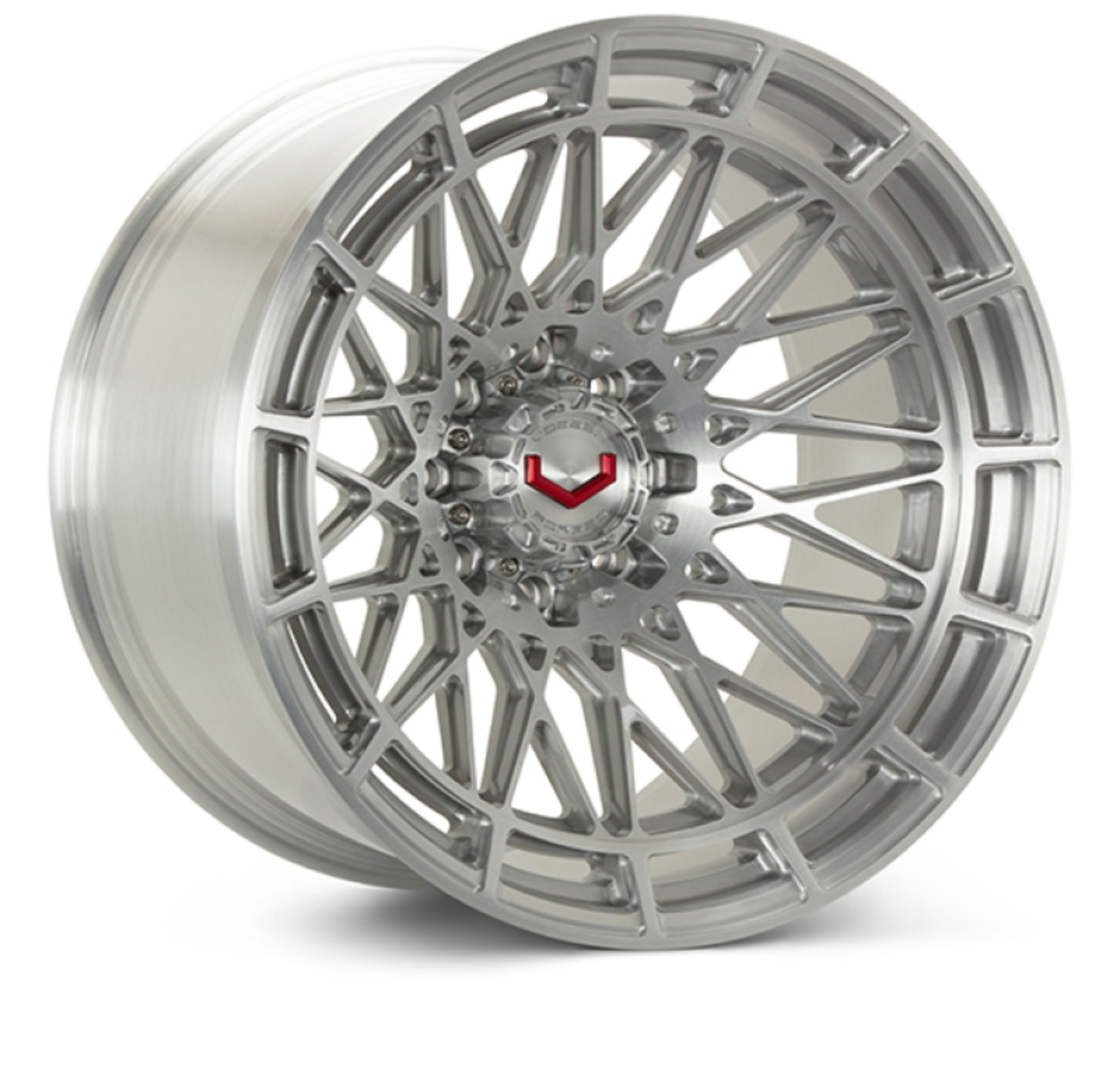 Picture of Vossen LCX-03 24x14 - 8x170 - ET75 - Mega Deep - 125.1 - Brushed Gloss Clear Wheel