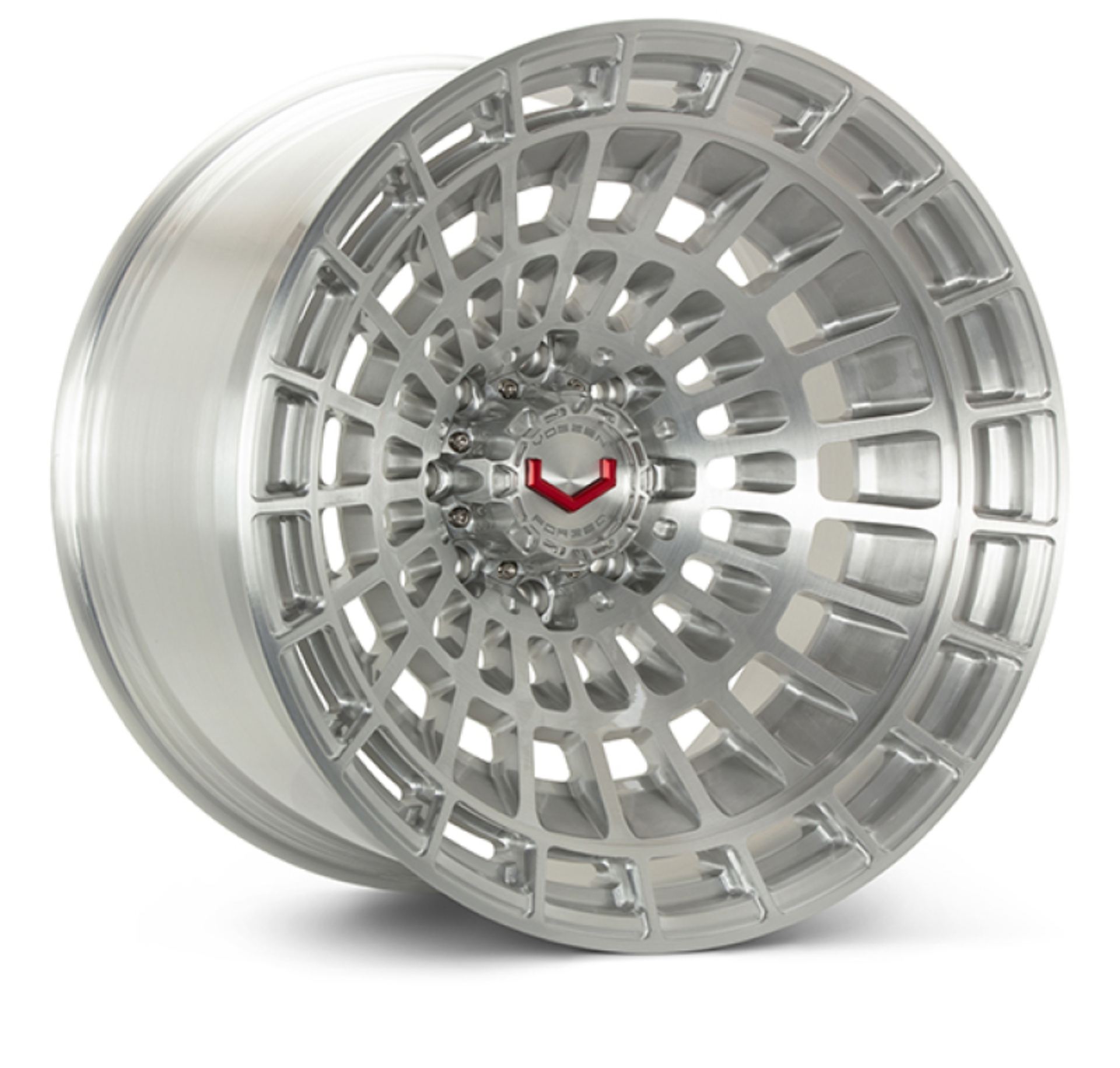 Picture of Vossen LCX-04 24x10 - 8x165.1 - ET+15 - Deep - 125.1 - Brushed Gloss Clear Wheel