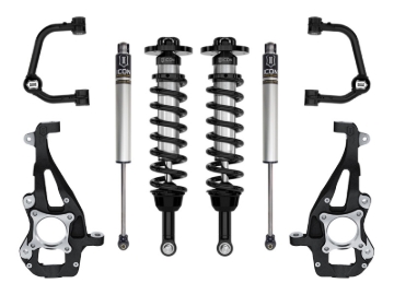 Picture of ICON 21-23 Ford F150 4WD 3.5-4.5in  Stage 1 Suspension System With Tubular Upper Control Arms