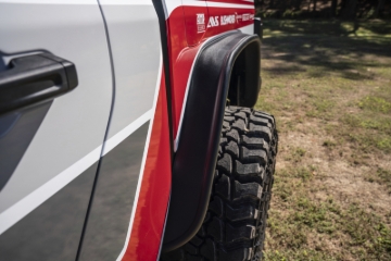 Picture of Bushwacker 20-24 Jeep Gladiator Flat Style Flares Rear 2pc - Black