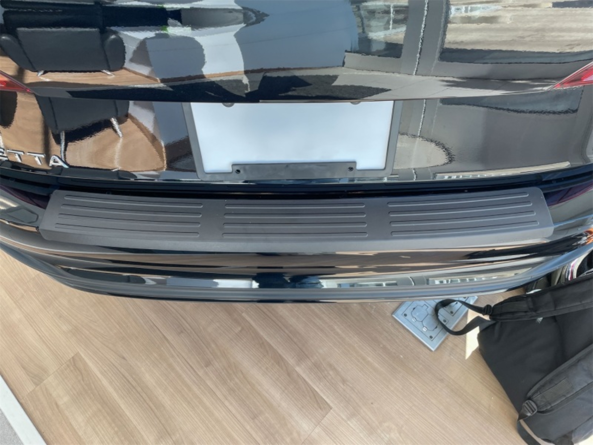 Picture of WeatherTech 22-24 Volkswagen Jetta BumperTopper - Black