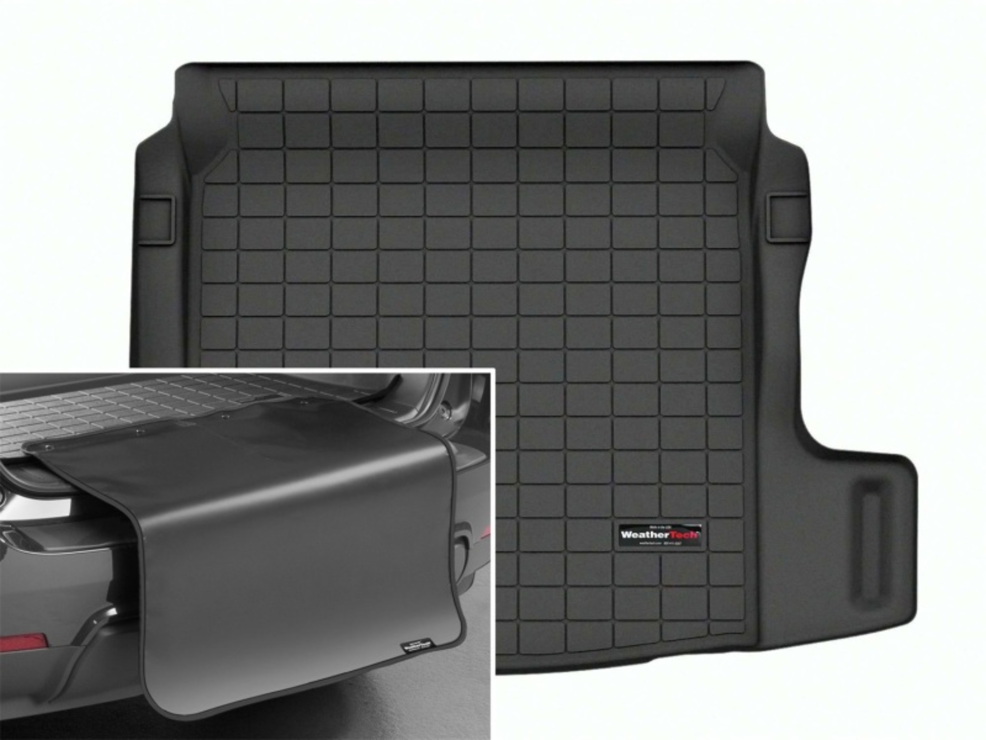 Picture of WeatherTech 2023 BMW M2 (G87) Cargo Liner w/ Bumper Protector - Black