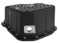 Picture of aFe POWER GM Diesel Trucks 01-10 V8-6.6L (td) Pro Series Engine Oil Pan Black w/ Machined Fins