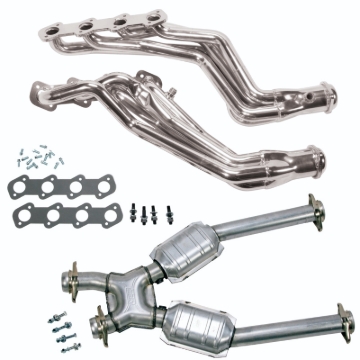 Picture of 96-04 MUSTANG GT 1-5/8 LONG TUBE HEADERS PLUS MID PIPE (TITANIUM CERAMIC)
