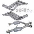 Picture of BBK 86-93 Ford Mustang 1-3/4 Long Tube 351 Swap Headers w/High Flow Catted X-Pipe (Ti Ceramic)