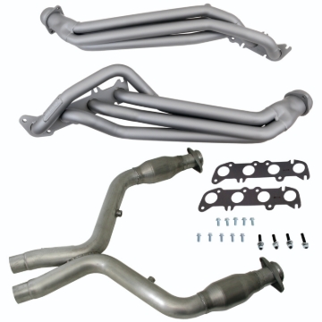 Picture of BBK 11-14 Ford Mustang GT 1-3/4 Long Tube Headers w/High Flow Catted X-Pipe (Ti Ceramic)