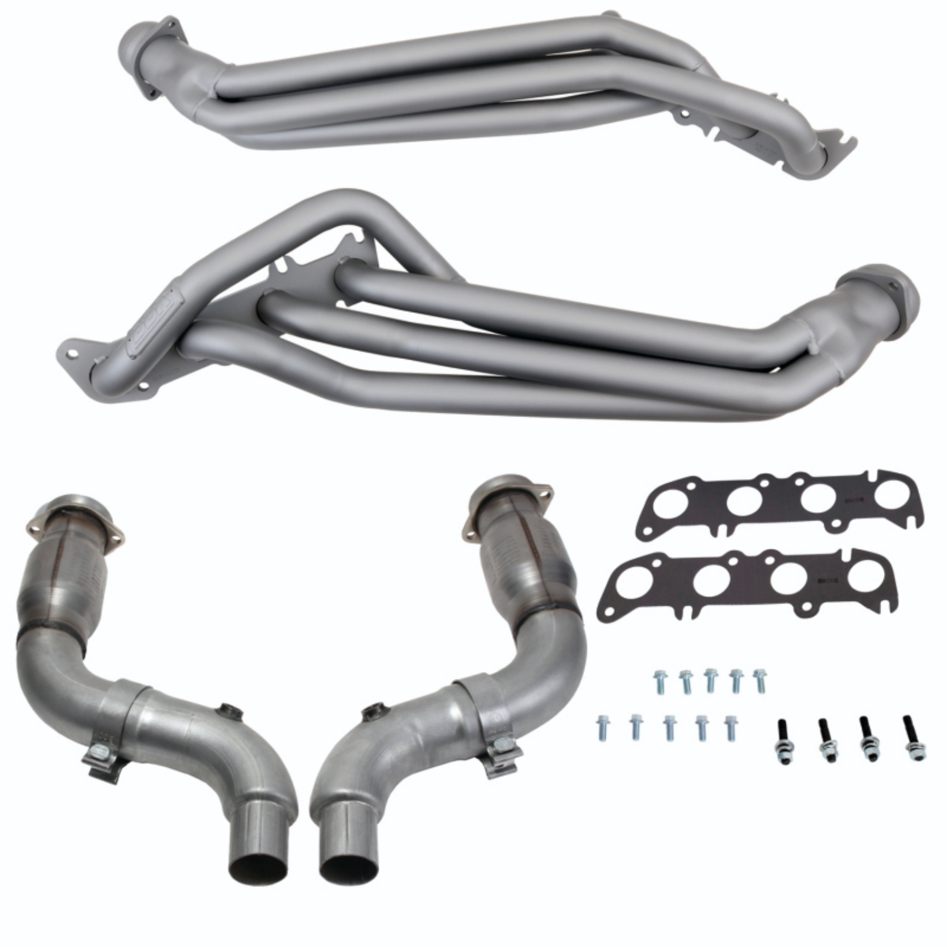 Picture of BBK 15-23 Ford Mustang GT 1-3/4 Long Tube Headers w/High Flow Catted X-Pipe (Ti Ceramic)