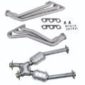 Picture of 99-04 MUSTANG V6 1-5/8" LONG TUBE HEADERS PLUS MID PIPE (TITANIUM CERAMIC)
