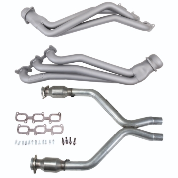 Picture of BBK 11-14 Ford Mustang V6 1-3/4 Long Tube Headers w/High Flow Catted X-Pipe (Ti Ceramic)