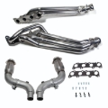 Picture of BBK 15-23 Ford Mustang GT 5.0 1-7/8in Headers w/High Flow Catted Mid Pipe (Silver Ceramic)