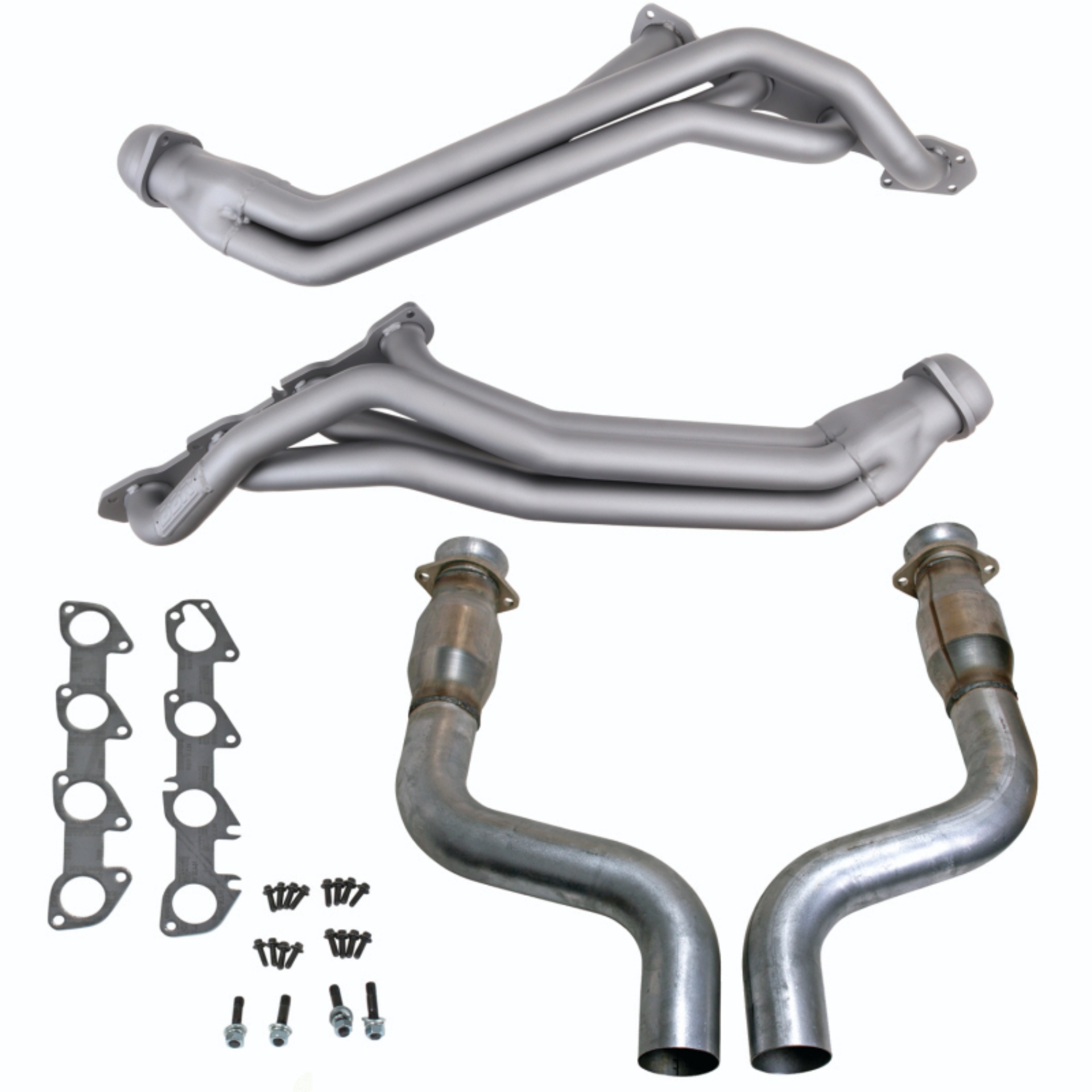 Picture of 09-24 CHALL CHAR 5.7L HEMI 1-3/4 LONG TUBE HEADERS PLUS MID PIPE (TITANIUM)