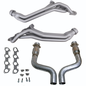Picture of 09-24 CHALL CHAR 5.7L HEMI 1-3/4 LONG TUBE HEADERS PLUS MID PIPE (TITANIUM)