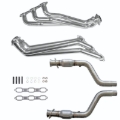 Picture of 05-10 DODGE CHALL/CHAR V6 1-5/8 LONG TUBE HEADERS PLUS MID PIPE (SILVER CERAMIC)