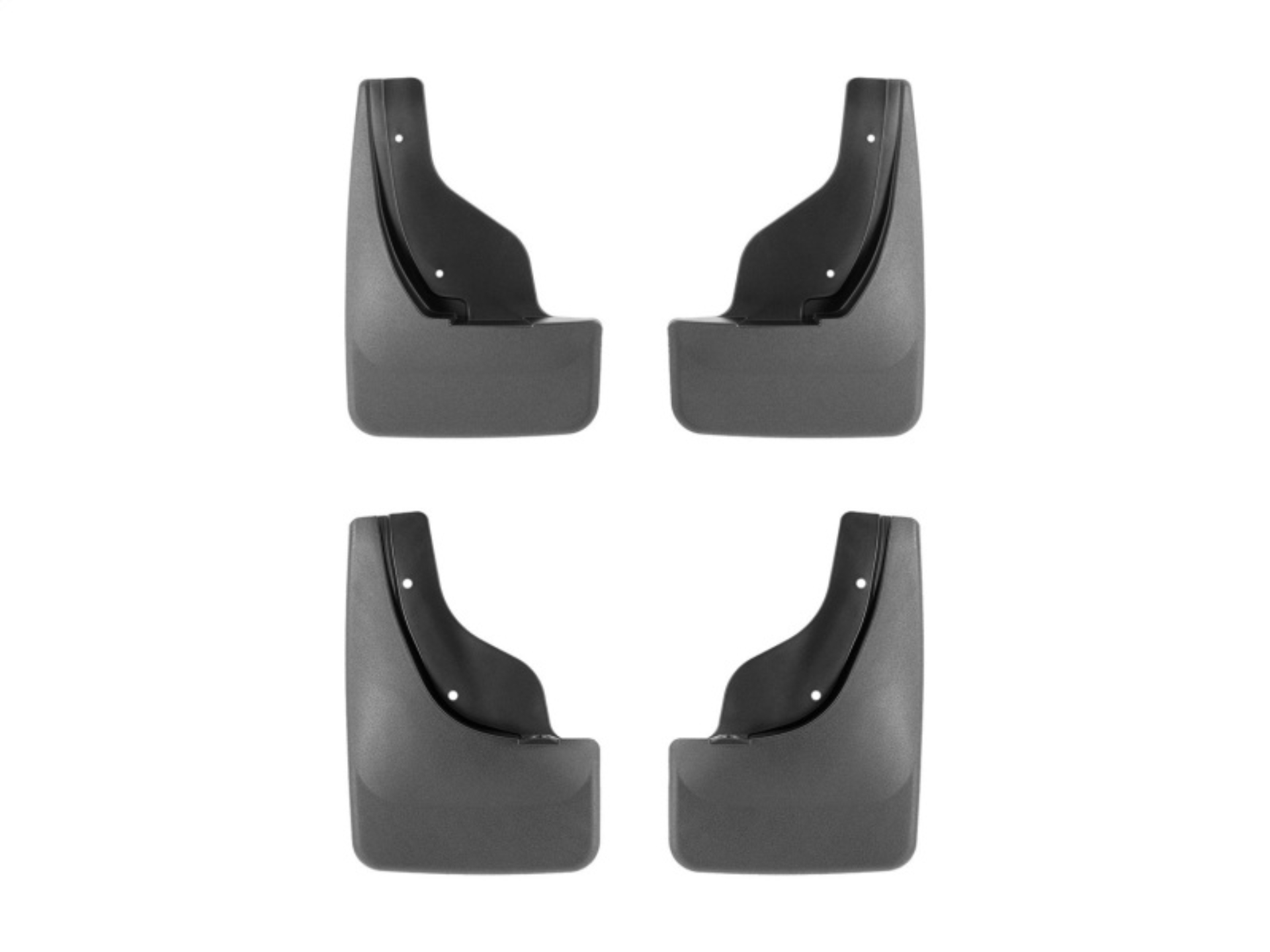 Picture of WeatherTech 23-24 Kia Sportage (Incl. Hybrid/Plug-In Hybrid) No Drill Front & Rear MudFlaps - Black
