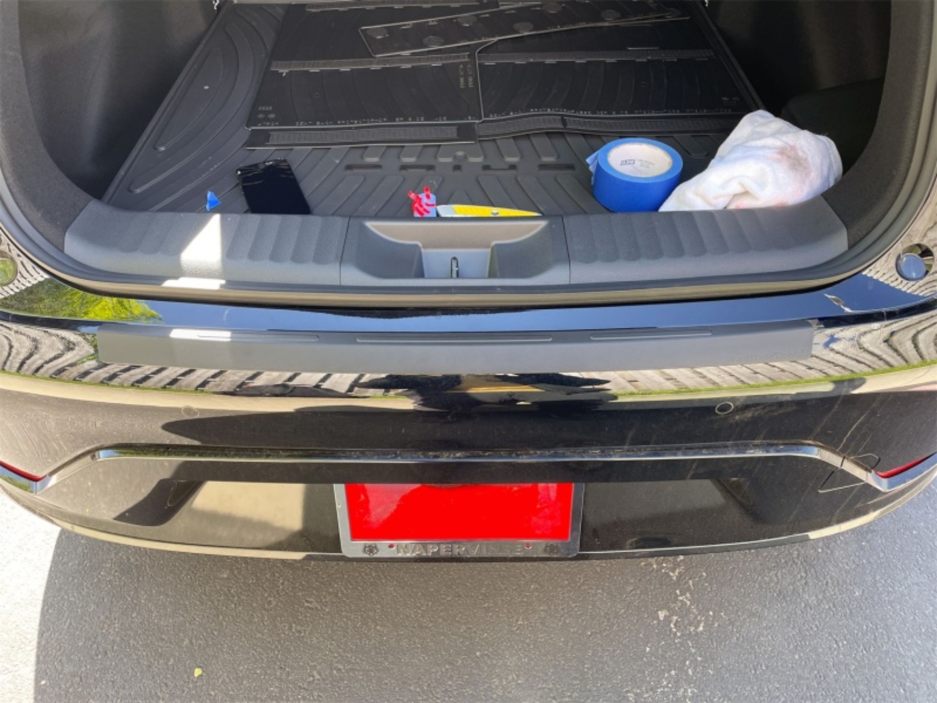 Picture of WeatherTech 23-24 Toyota Prius BumperTopper - Black