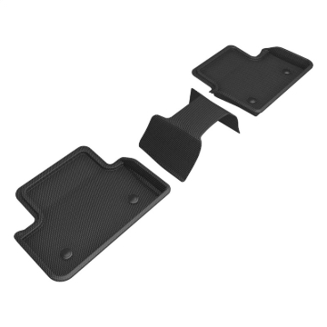 Picture of 3D MAXpider BMW i5 (G60) 23-25 / 5 SERIES (G60) Kagu 2nd Row Floormat - Black