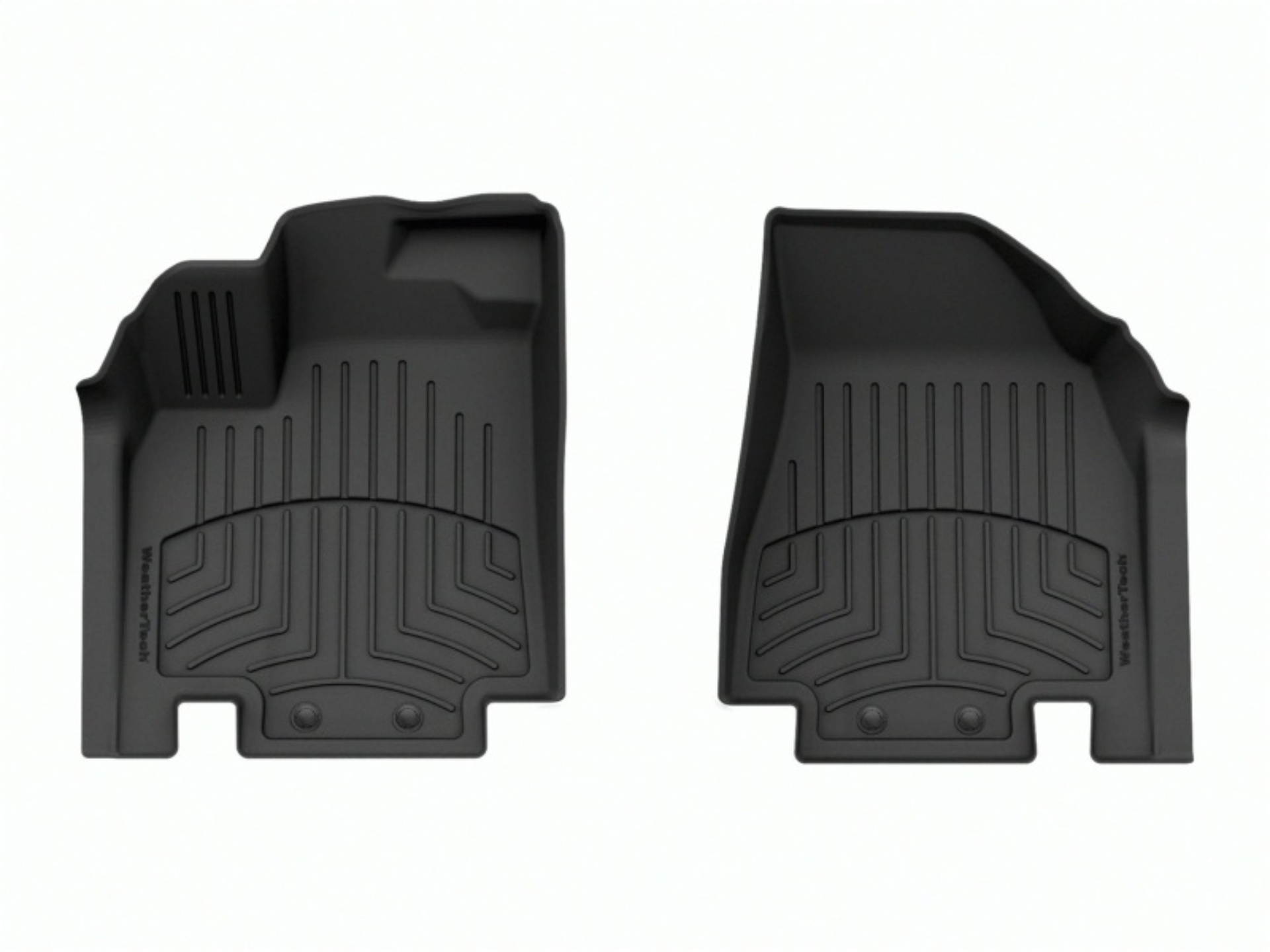 Picture of WeatherTech 22-23 Infiniti QX60 Front FloorLiner HP - Black