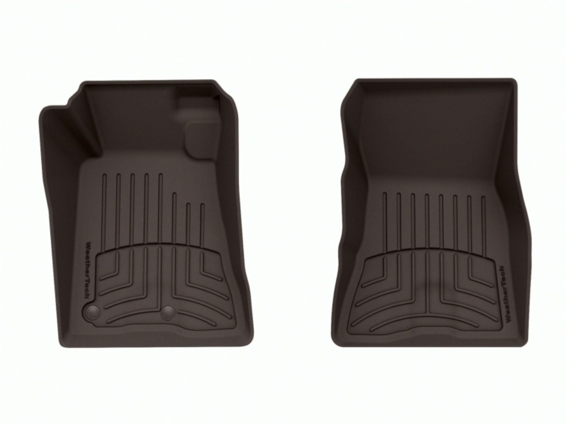 Picture of WeatherTech 15-24 Ford Mustang (Incl. 15-20 Shelby GT350R) Front FloorLiner HP - Cocoa