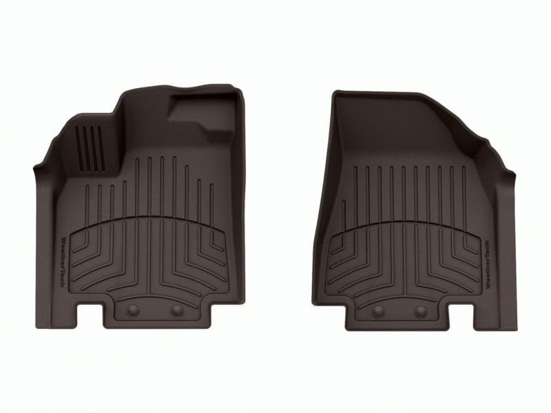 Picture of WeatherTech 22-24 Infiniti QX60 Front FloorLiner HP - Cocoa